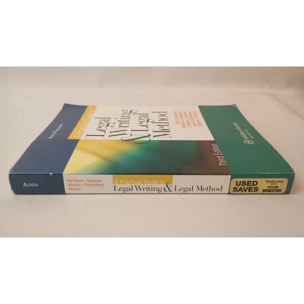 A Practical Guide to Legal Writing and Legal Method 3rd Edition Aspen Coursebook